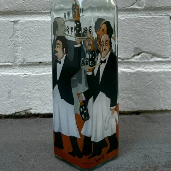 đź’ŻAuthentic Vintage Guy Buffet Glass Bottle - Picture 2 of 14